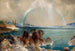 Le Bras Sud du Lac Yellowstone Parc National de Yellowstone Territoire du Wyoming - Thomas Moran — weergave van het kunstwerk