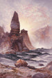 Les Tours de Tower Falls Yellowstone - Thomas Moran — weergave van het kunstwerk