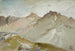 van de bovenste rand van de Little Cottonwood Canyon, Wasatch-bergketen nabij Ogden, Utah - Thomas Moran — weergave van het kunstwerk
