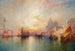 Venetië Grote Kanaal bij zonsondergang - Thomas Moran — weergave van het kunstwerk