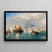 Venetië - Thomas Moran — ingelijst kunstwerk aan de muur