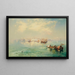 Haven van Vera Cruz, Mexico - Thomas Moran — ingelijst kunstwerk aan de muur