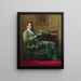Portret van een gentleman uit Philadelphia - Thomas Pollock Anshutz — ingelijst kunstwerk aan de muur