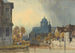 Uitzicht op de Notre-Dame de Hanswijk, Mechelen, België - Thomas Shotter Boys — weergave van het kunstwerk