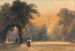 Fontaine in de tuinen van Parijs 's avonds - Thomas Shotter Boys — weergave van het kunstwerk