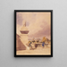 The Pont de la Concorde and the Chamber of Deputies seen from the Tuileries terrace - Thomas Shotter Boys — framed artwork on a wall
