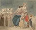 Charité, kinderen en kleine zwerfvliegen - Thomas Stothard — weergave van het kunstwerk