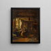 Interior Painting - Thomas Wijck — framed artwork on a wall