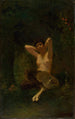 Faune - Thomas Wilmer Dewing — weergave van het kunstwerk