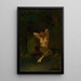 Faune - Thomas Wilmer Dewing — ingelijst kunstwerk aan de muur