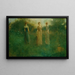 In de tuin - Thomas Wilmer Dewing — ingelijst kunstwerk aan de muur
