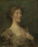 Portret van een dame - Thomas Wilmer Dewing — weergave van het kunstwerk