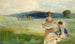 Lente - Thomas Wilmer Dewing — weergave van het kunstwerk