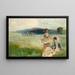 Lente - Thomas Wilmer Dewing — ingelijst kunstwerk aan de muur