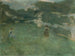 De hermelijn - Thomas Wilmer Dewing — weergave van het kunstwerk