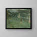 De hermelijn - Thomas Wilmer Dewing — ingelijst kunstwerk aan de muur