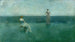 La Récitation - Thomas Wilmer Dewing — weergave van het kunstwerk