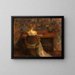 Le clavecin - Thomas Wilmer Dewing — ingelijst kunstwerk aan de muur