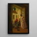 La marchande de fruits - Théophile Duverger — framed artwork on a wall