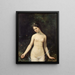 Jonge naakte vrouw - Théophile Gautier — ingelijst kunstwerk aan de muur
