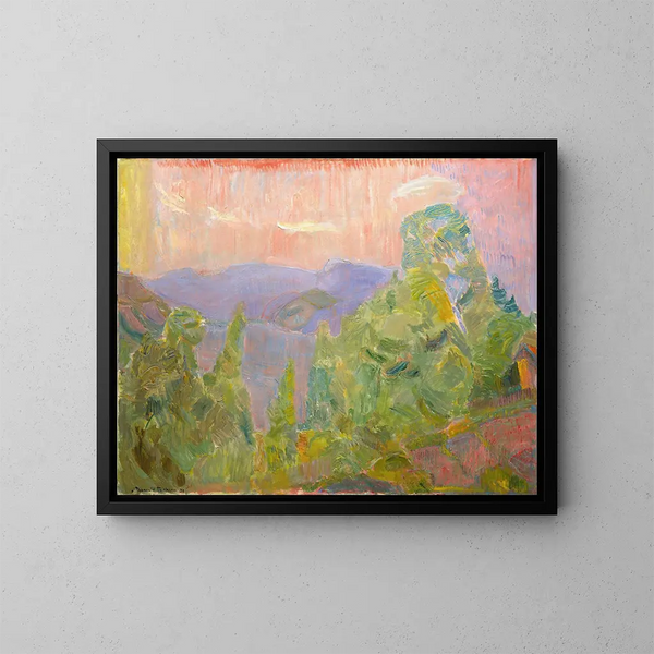 De Holmsbu - Thorvald Erichsen — ingelijst kunstwerk aan de muur