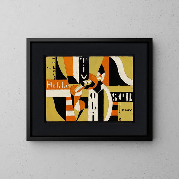 Tivoli - Thorvald Hellesen — ingelijst kunstwerk aan de muur