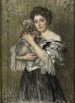 Mary Catherine Josephine Jordan 1866-1948 Echtgenote van de schilder George Hendrik Breitner - Thérèse Schwartze — weergave van het kunstwerk