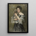 Mary Catherine Josephine Jordan 1866-1948 Echtgenote van de schilder George Hendrik Breitner - Thérèse Schwartze — ingelijst kunstwerk aan de muur