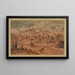 Battle of Allatoona Pass - Thure de Thulstrup — framed artwork on a wall