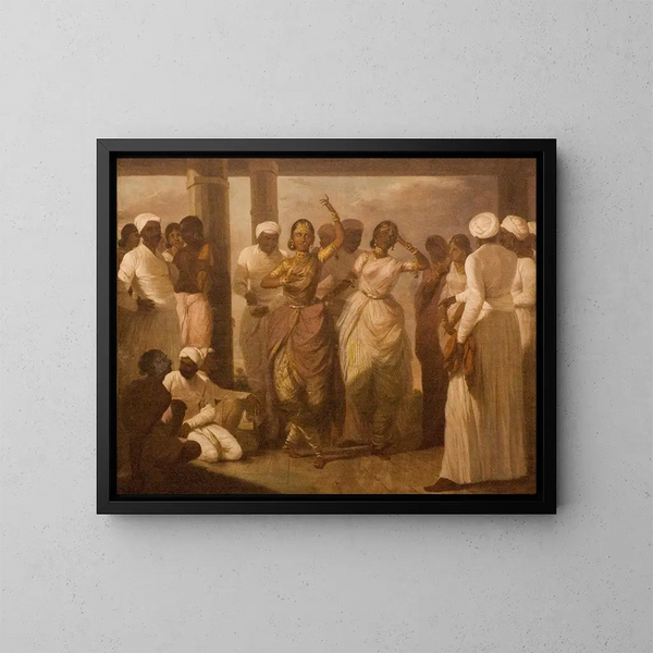 Dansers - Tilly Kettle — ingelijst kunstwerk aan de muur