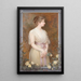 Cloister Painting - Timoléon Lobrichon — framed artwork on a wall