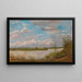 Landschap van de Donau - Tina Blau — ingelijst kunstwerk aan de muur