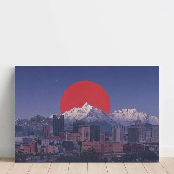 Tirage d'art asiatique - Horizon Citadin | Reproduction Tableau Décoration murale affiche copie