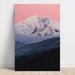 Landschapsfotoprint - De roze berg