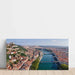 Panoramische fotoafdruk - Lyon vanaf de lucht