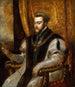 De koning Filips II van Spanje - Titiaan — weergave van het kunstwerk