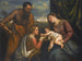De Maagd met Kind en de heiligen Lucas en Catharina van Alexandrië - Titiaan — weergave van het kunstwerk