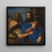 L'Argent du tribut - Titien — ingelijst kunstwerk aan de muur