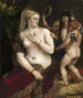 Venus met spiegel - Titian — weergave van het kunstwerk