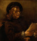 Titus van Rijn, the artist's son reading - Rembrandt van Rijn — artwork view