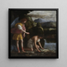 Tobias en de Engel - Carlo Saraceni — ingelijst kunstwerk aan de muur