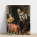 Reproductie van het schilderij Tobit en Anna met het kind - Rembrandt van Rijn