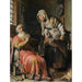 Reproductie van het schilderij Tobit en Anna met het kind - Rembrandt van Rijn