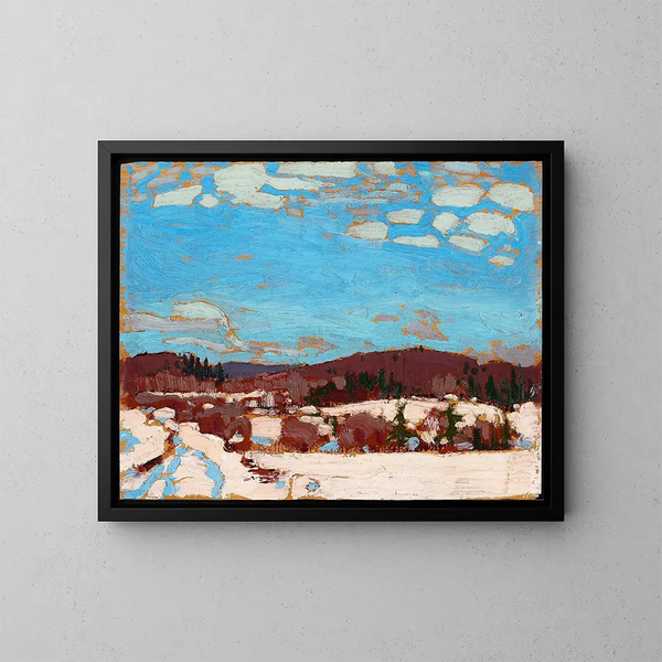 Vroege Lente - Tom Thomson — ingelijst kunstwerk aan de muur