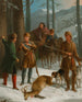 Het betwiste schot - Tompkins Harrison Matteson — weergave van het kunstwerk
