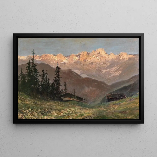 Toni Haller - Abendrot ber den Dolomiten.webp