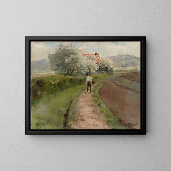 Montmorency - Torsten Wasastjerna — ingelijst kunstwerk aan de muur