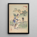 Noble Ladies of the Tokugawa Era: Thirty-six Beauties Sanjuroko Kasensoro Pl01 - Toshikata Mizuno — framed artwork on a wall