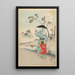 Nobles femmes de la période Tokugawa Trente-six beautés Sanjuroko kasensoro Pl02 - Toshikata Mizuno — framed artwork on a wall
