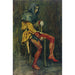Reproductie van het schilderij Touchstone, The Jester - John William Waterhouse